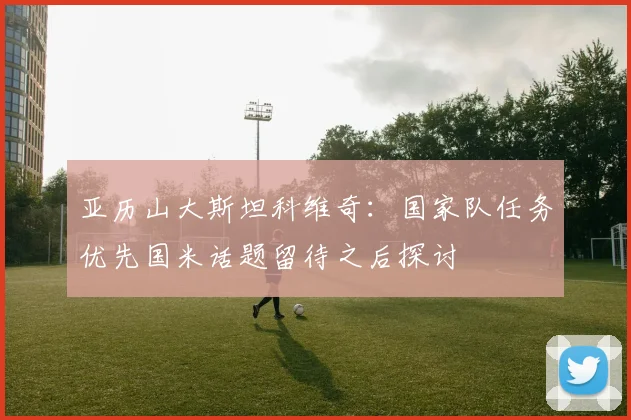 亚历山大斯坦科维奇：国家队任务优先国米话题留待之后探讨